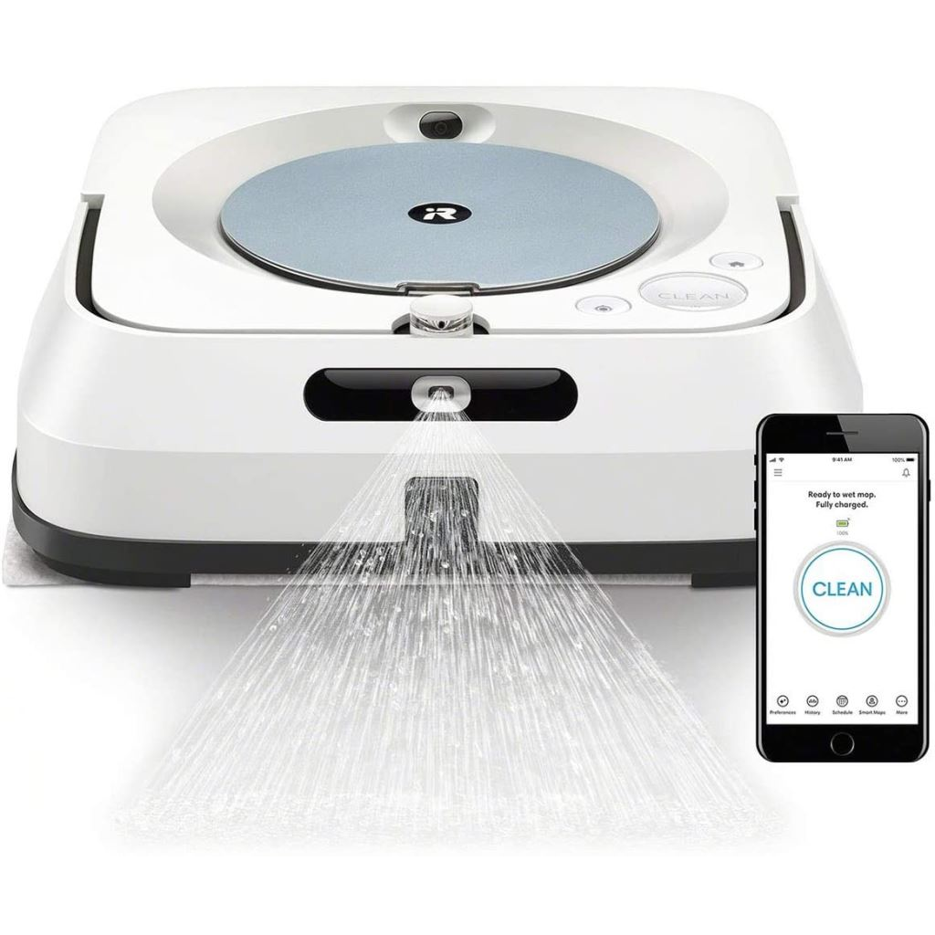 iRobot Braava jet m6 padlótörlő robot 445ml víztartály